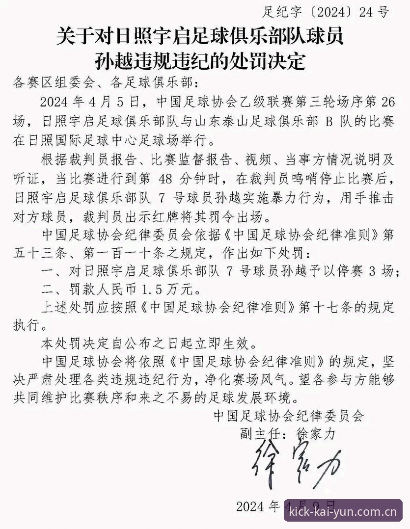 开云体育比分直播 中国足协第三批禁足名单详解——65人受罚背后的行业震荡